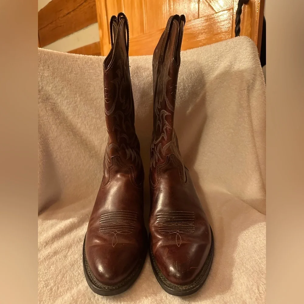 Ariat Men's Heritage Western Cowboy Boots Brown Leather Size 10D Style#10002208